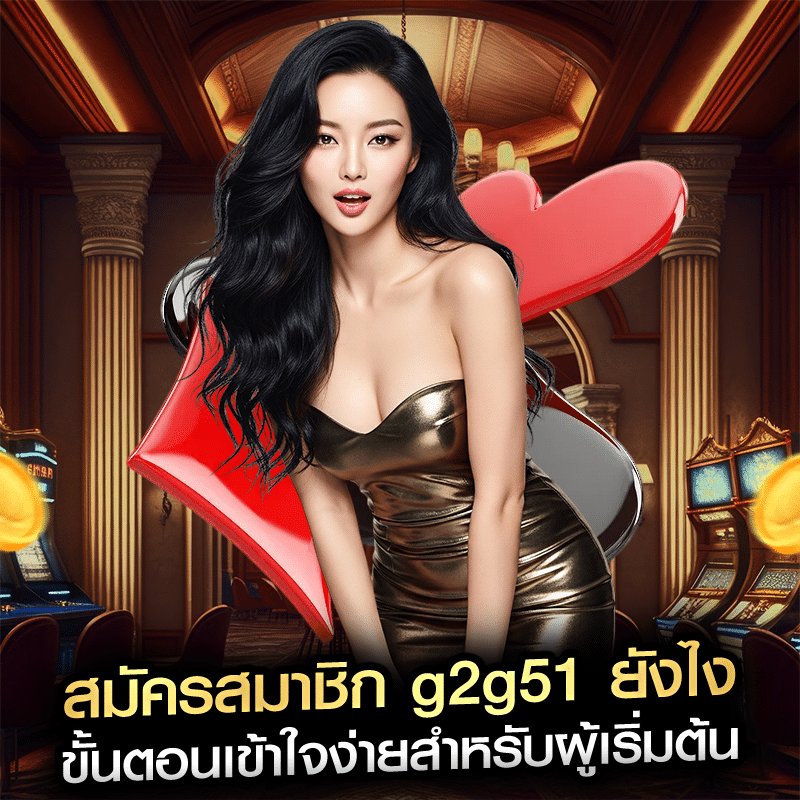 สมัครสมาชิก g2g51 ยังไง ขั้นตอนเข้าใจง่ายสำหรับผู้เริ่มต้น