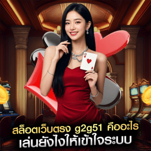 สล็อตเว็บตรง g2g51 คืออะไร เล่นยังไงให้เข้าใจระบบ